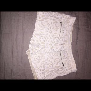 Cream lace Rachel Roy Shorts